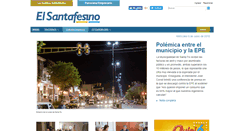 Desktop Screenshot of elsantafesino.com